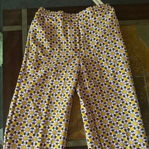 Urban Outfitters Purple and Gold Floral Pants